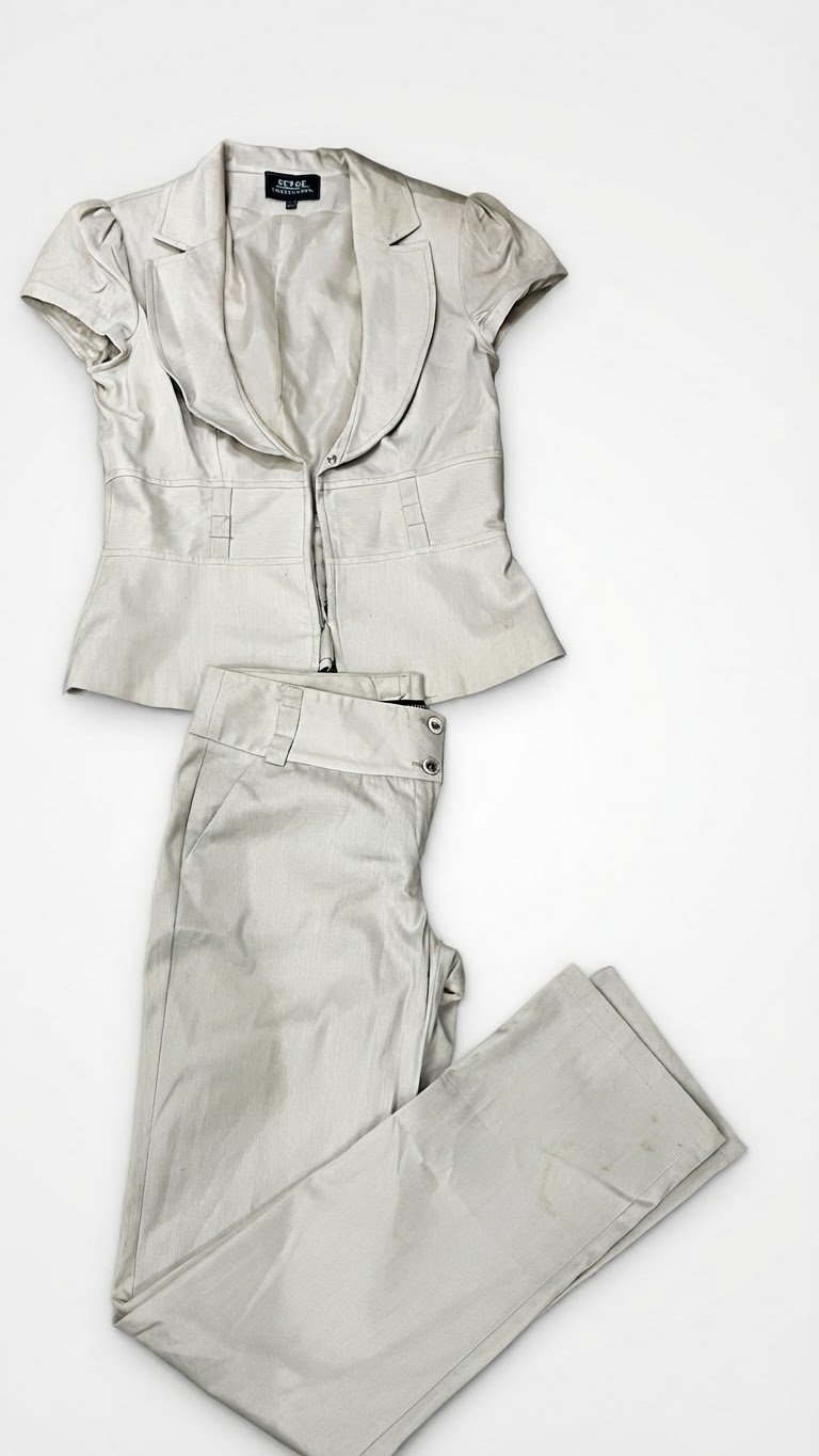 Set en couleur ecru taille M 
