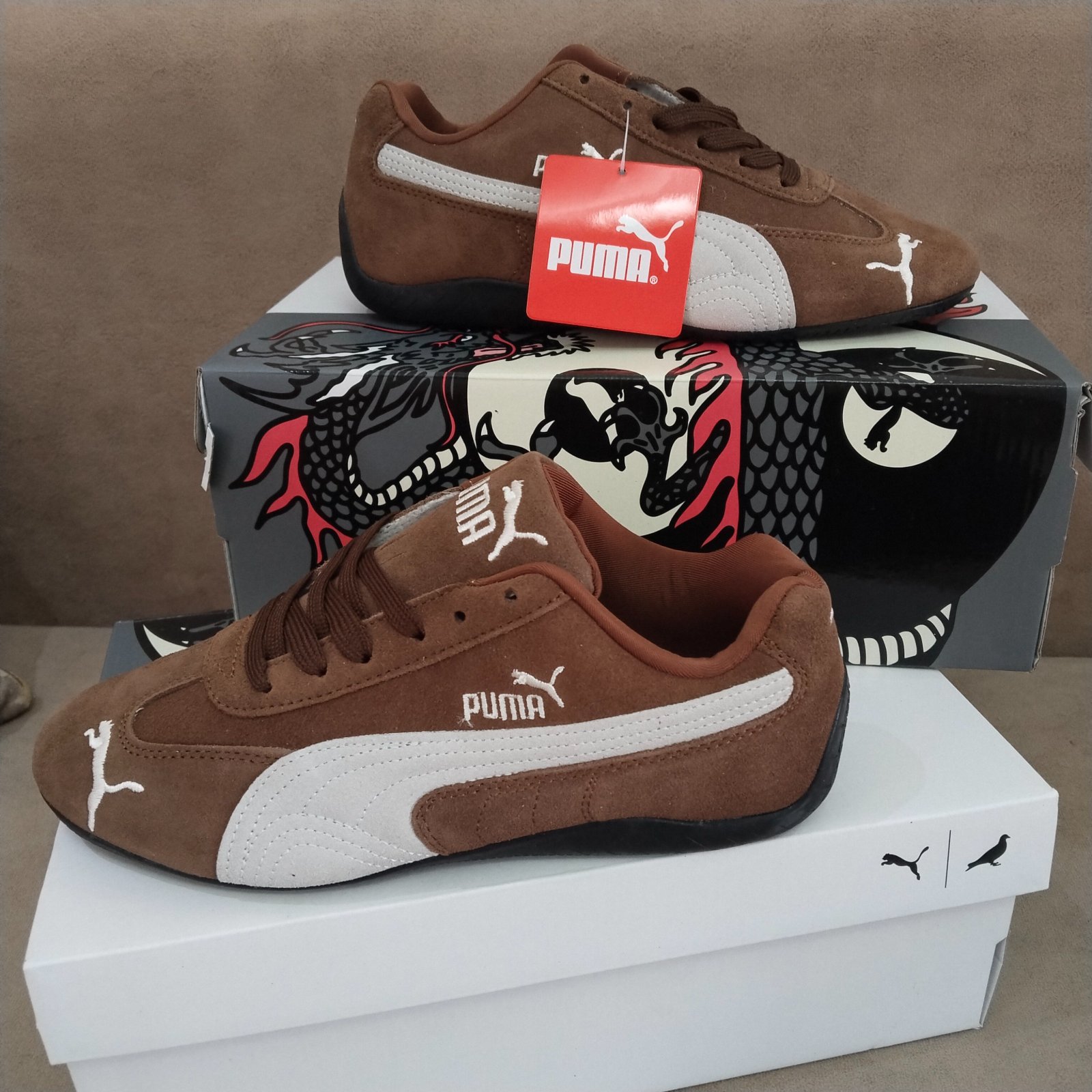 Puma speed cat brown 🤎