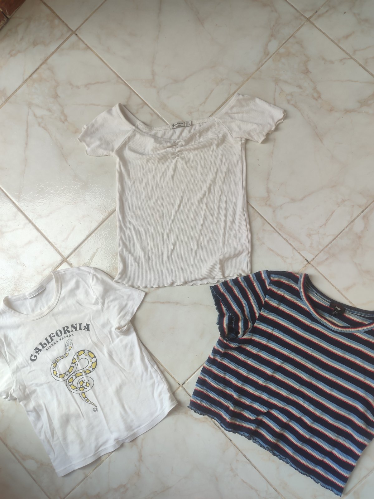 Pack 3 crop trops stradi/Jennyfer taille S M