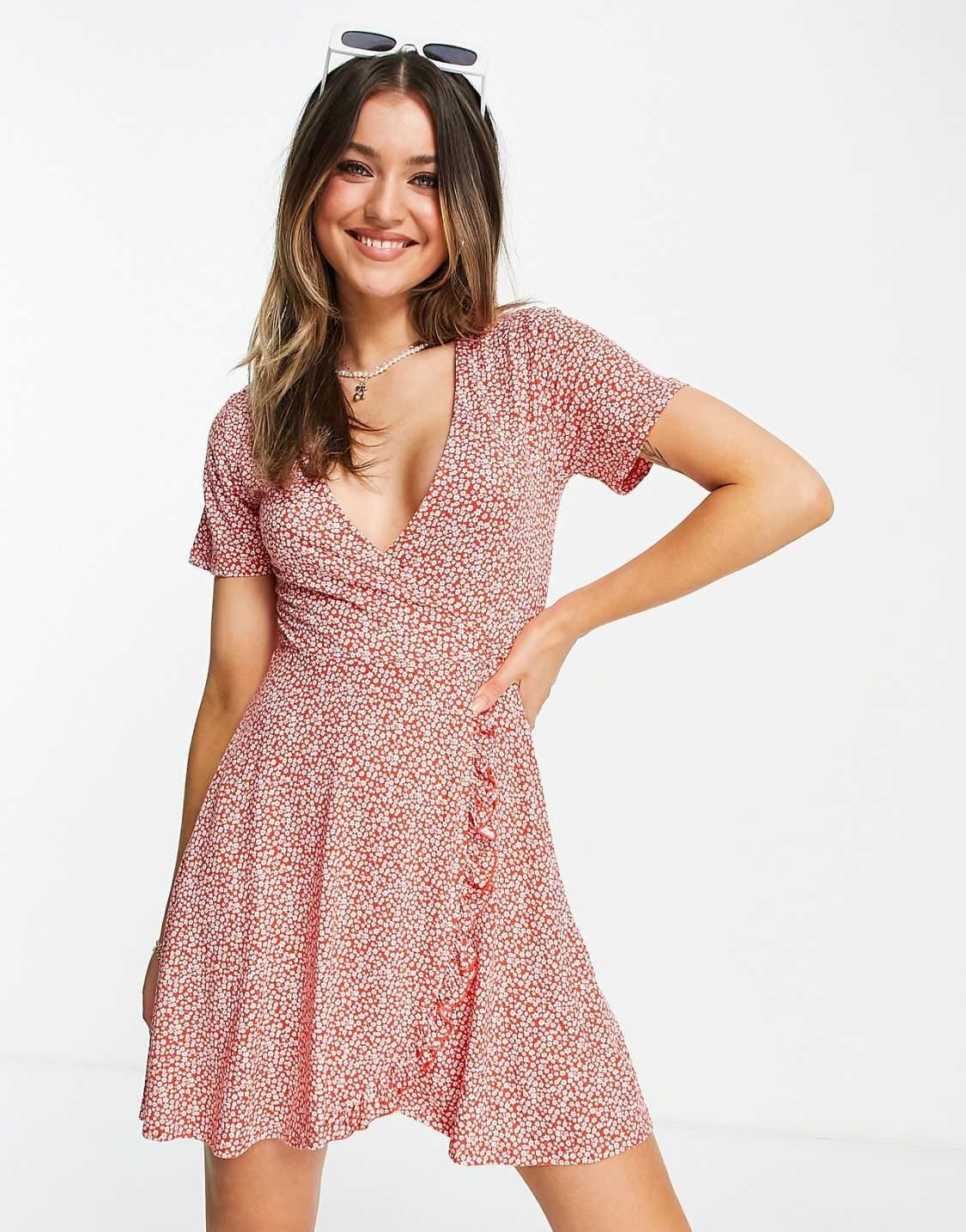 Robe courte pull and bear 
