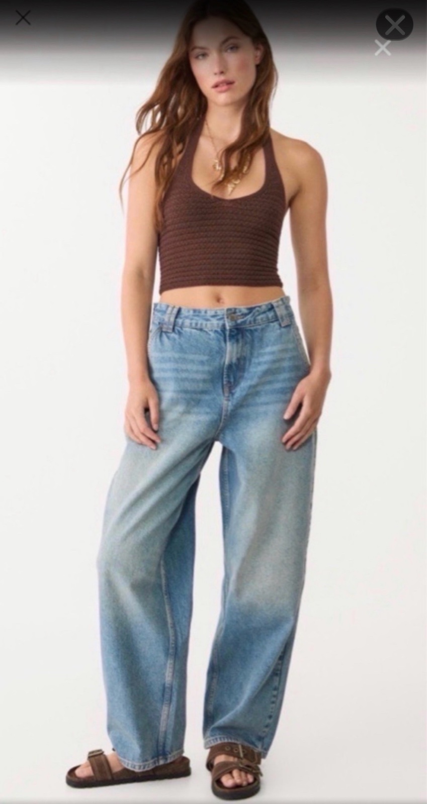 Jean stradivarius baggy neuf