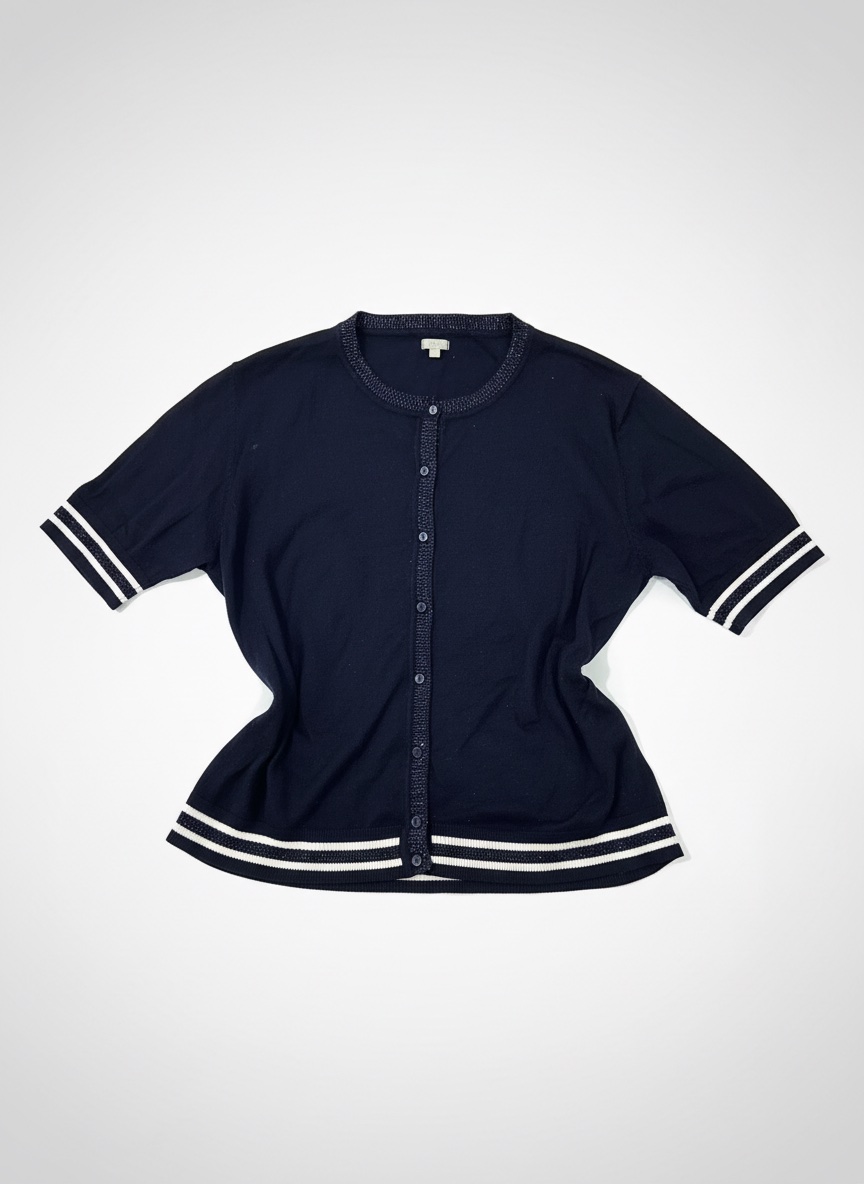 Pull style gilet 