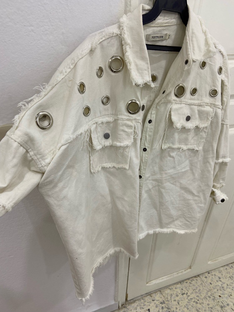 Vest djin blanc 