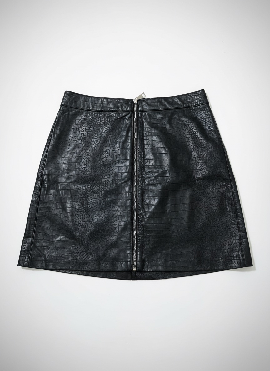 Jupe cuir 