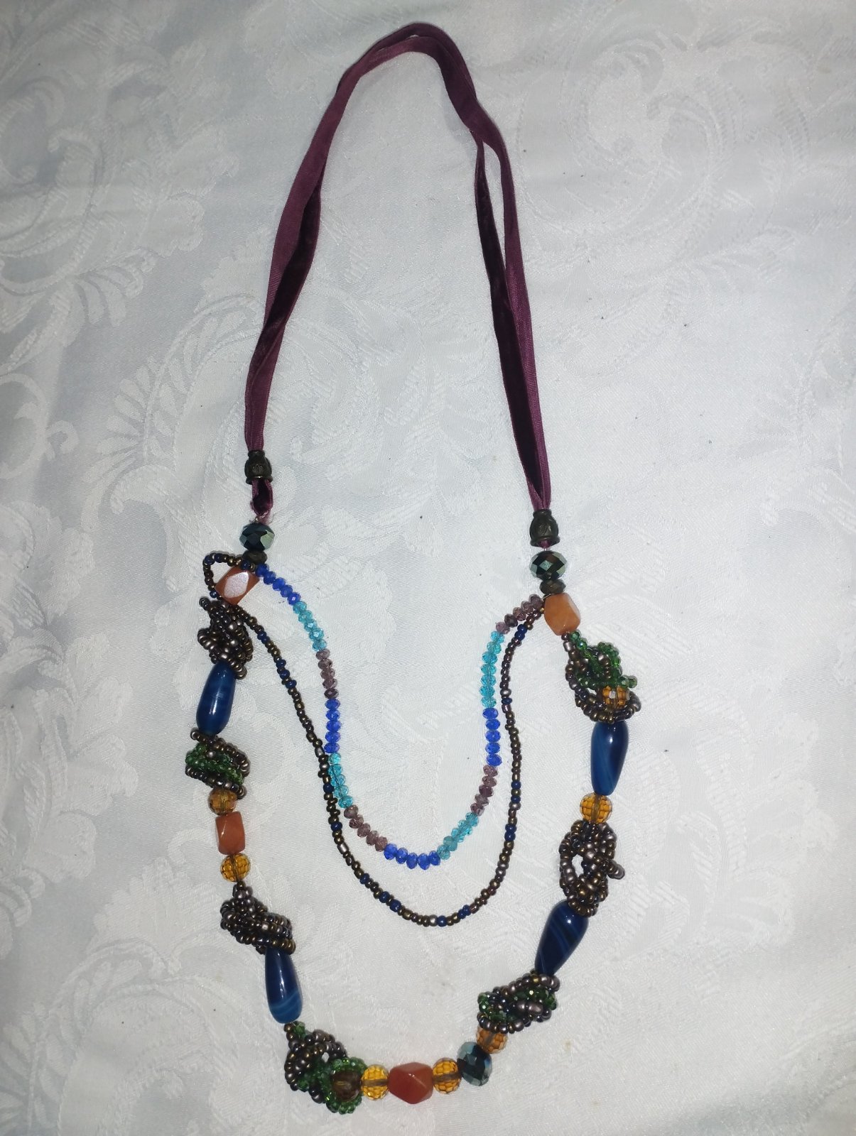 Collier fantaisie multirang