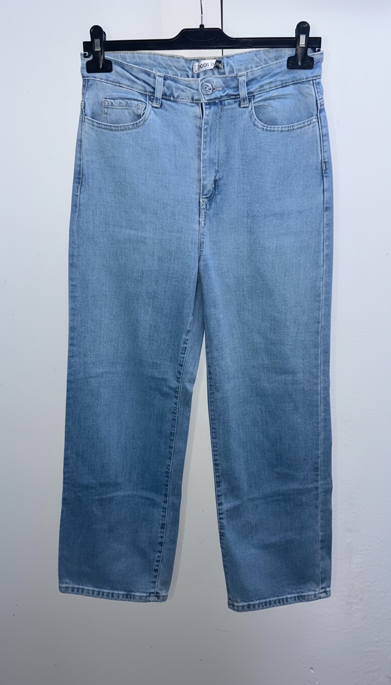 Pantalon gold jean large