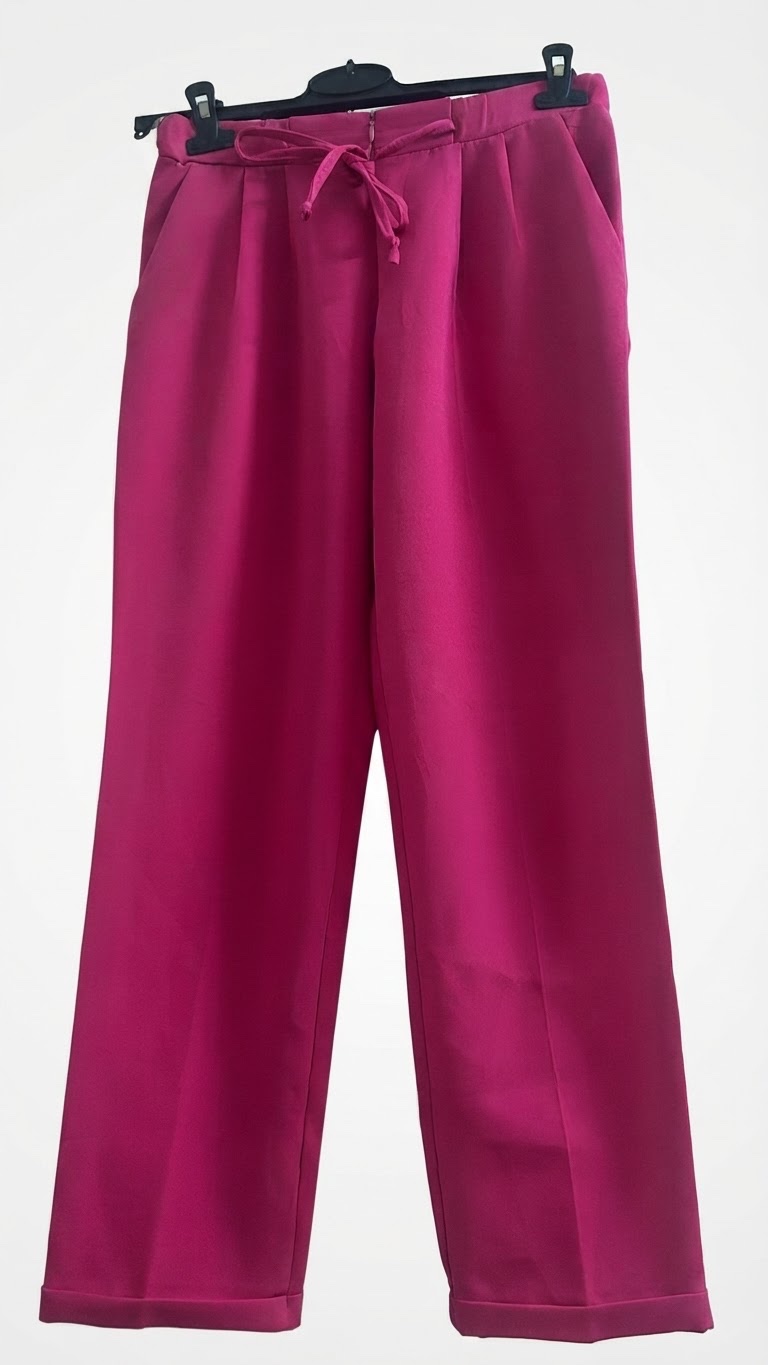 Pantalon rose fouchya