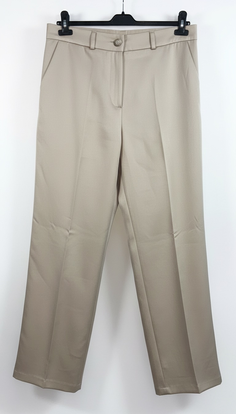 Pantalon large beige tendance