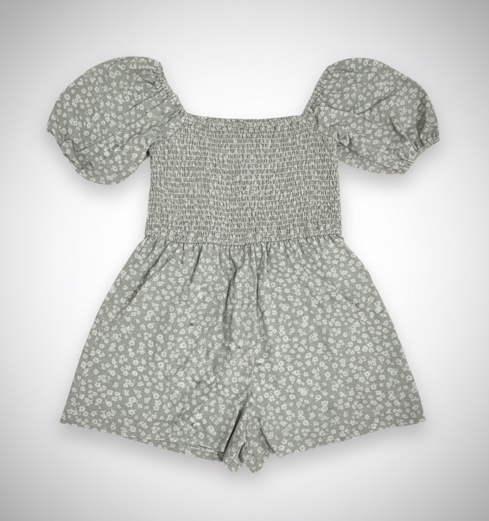 Combi-short fleurie