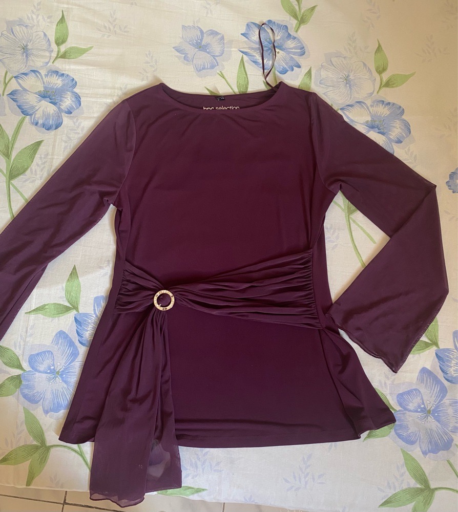 Pull burgundy