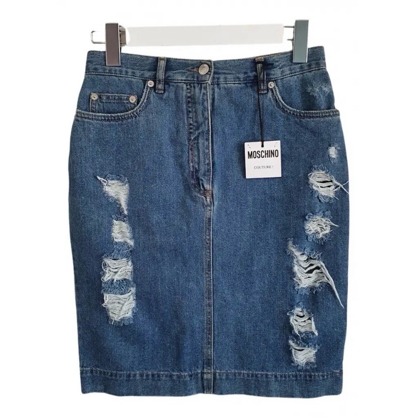 Jupe jeans moschino