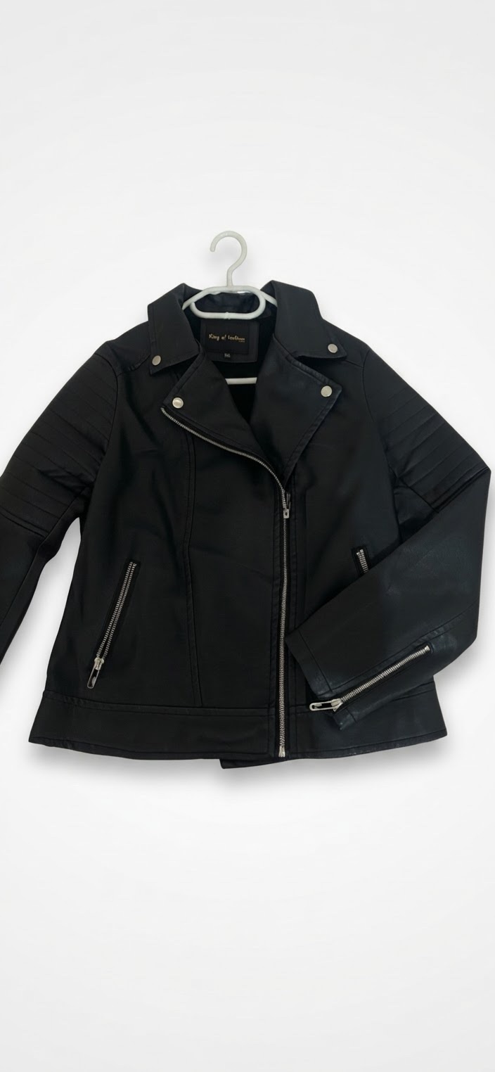Veste cuire tlabes m/l