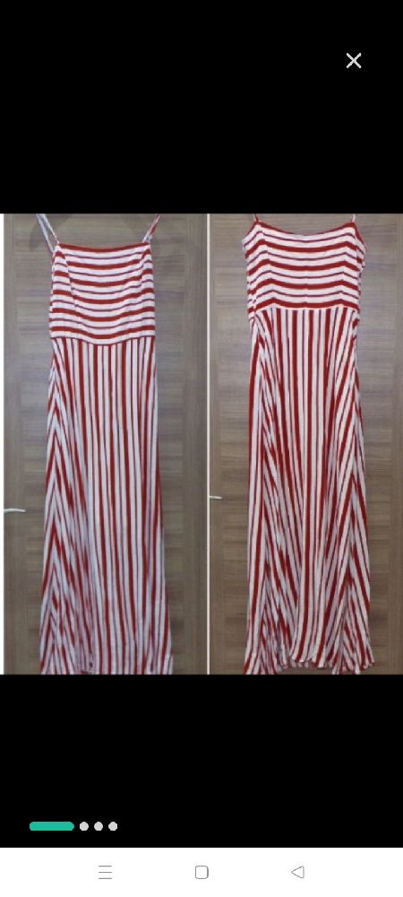 robe bretelles rayée sasio 