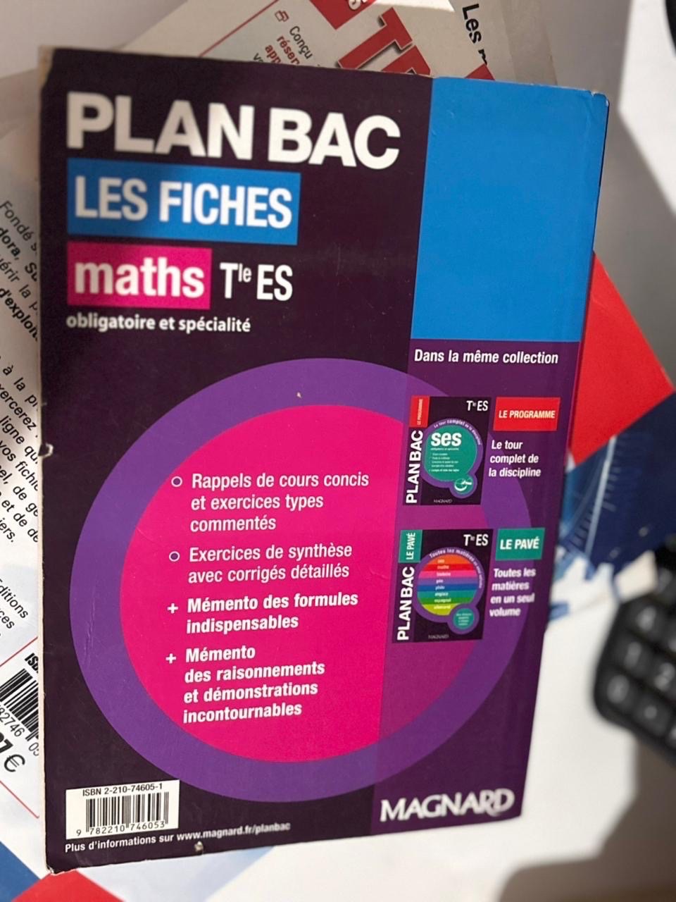 Les fiches des Mathématiques en bac