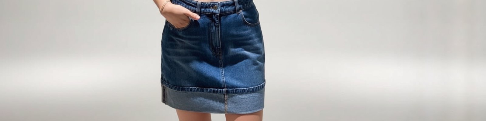Jupe courte jean