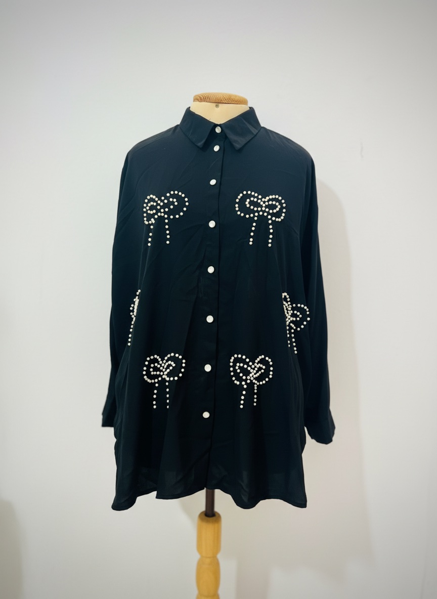 Chemise bleu marine élégante ✨