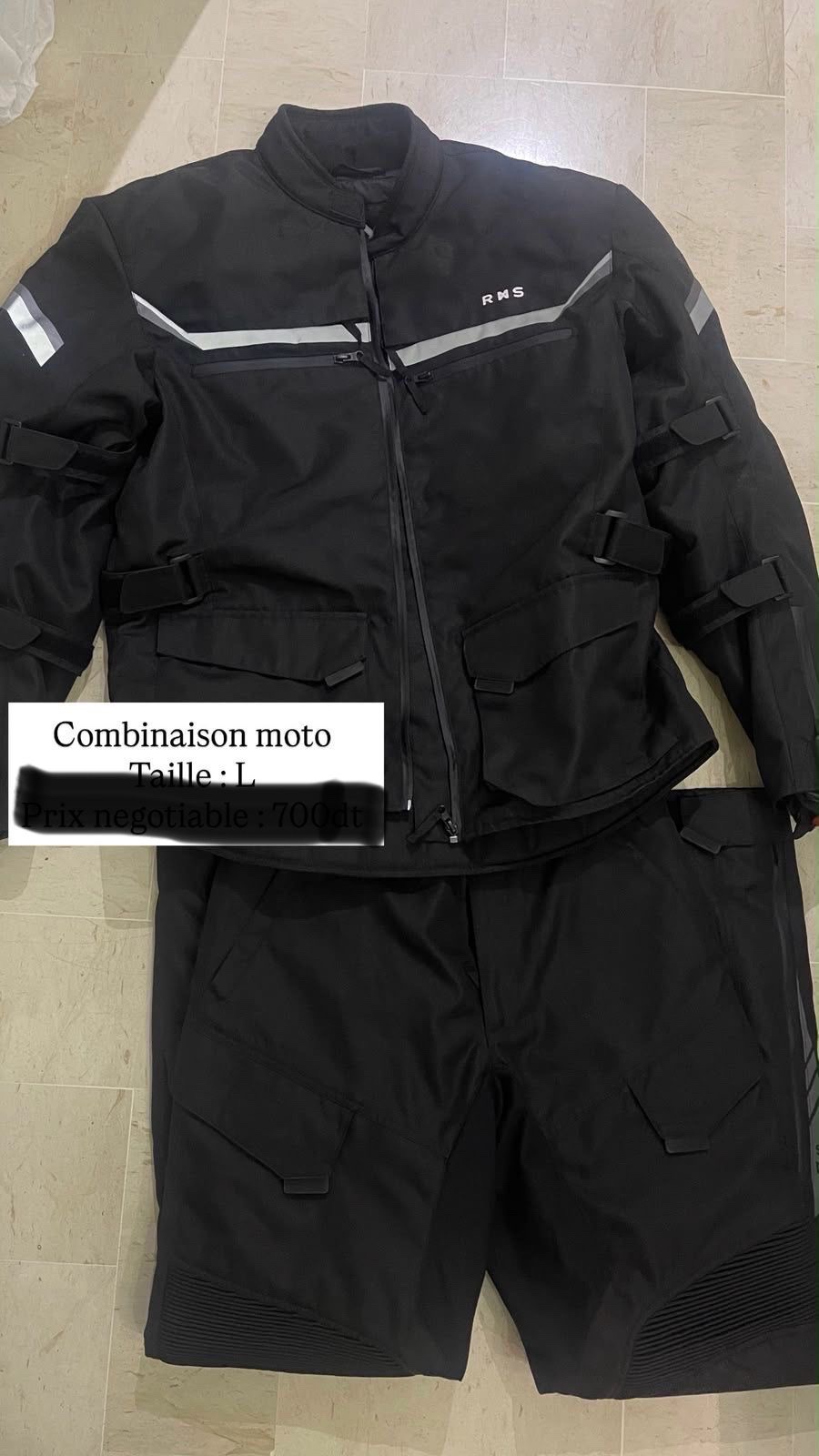 Combinaison moto taille L 