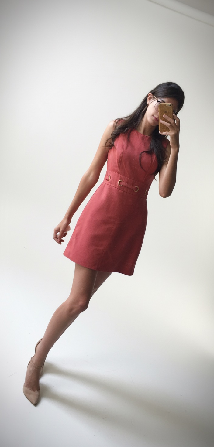 Robe en daim