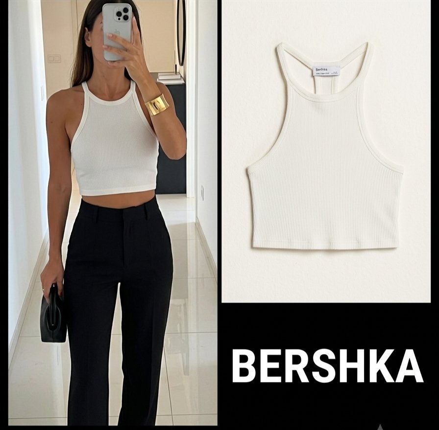 Crop top bershka