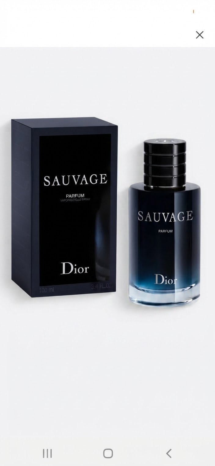 Eau de Parfum Dior Sauvage 100ml, vaporisateur spray.