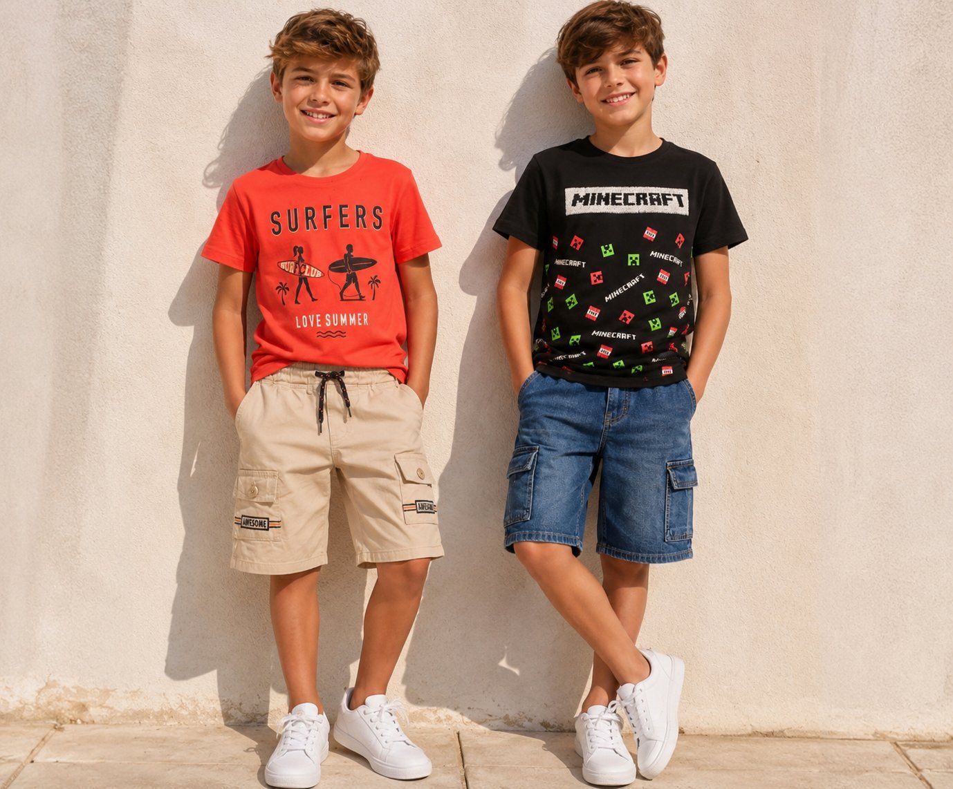 Lot de 2 tenues pour garçon de 10 ans 