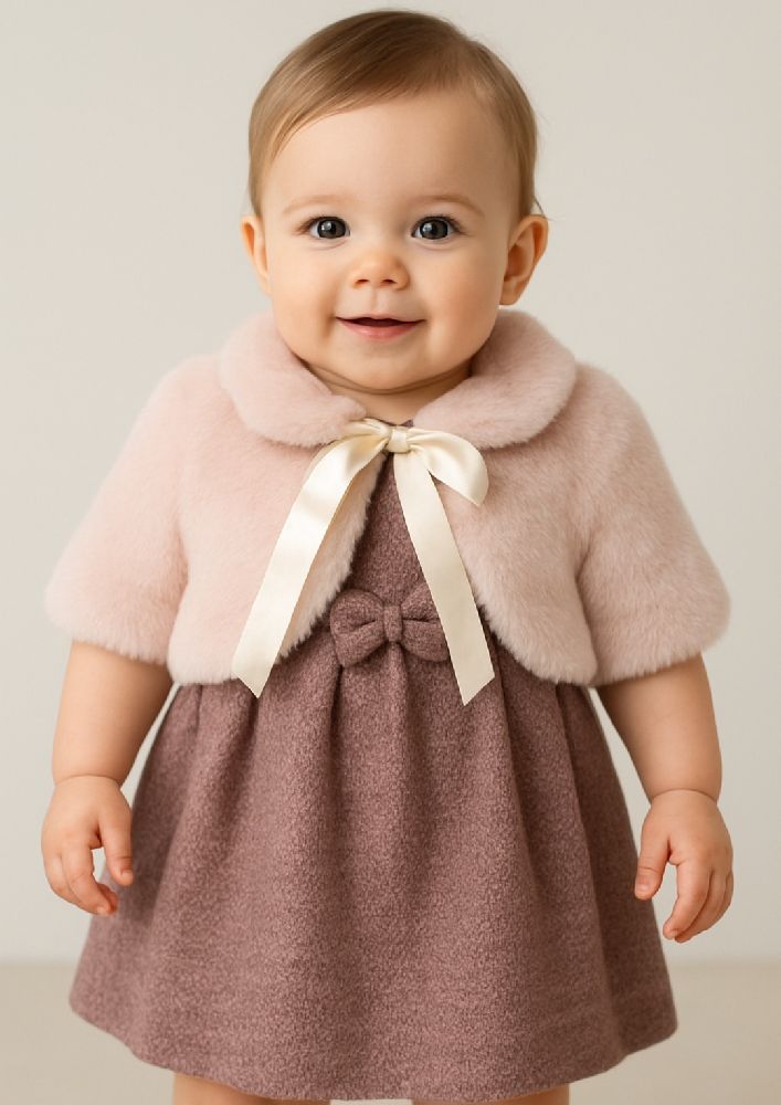 Robe avec boléro Fourrure 