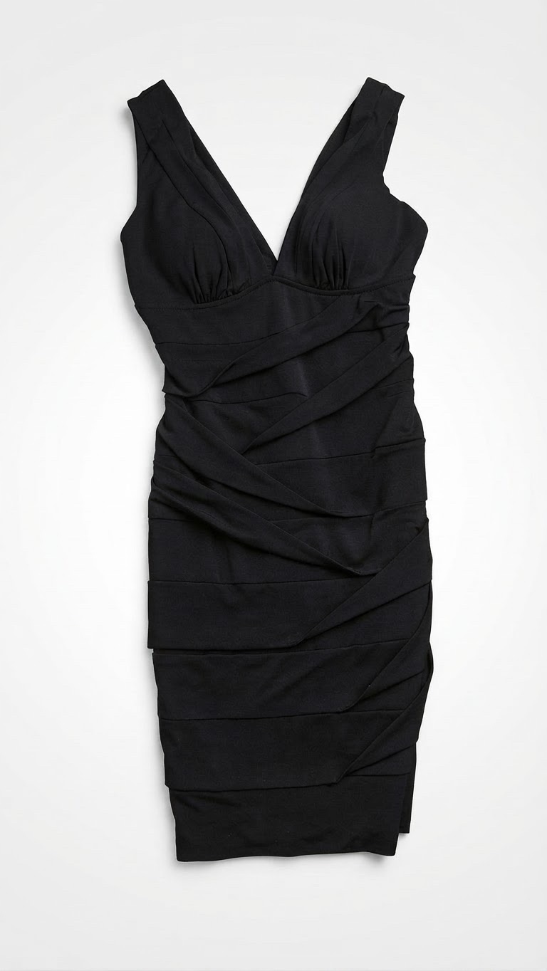 Robe noire moulante 