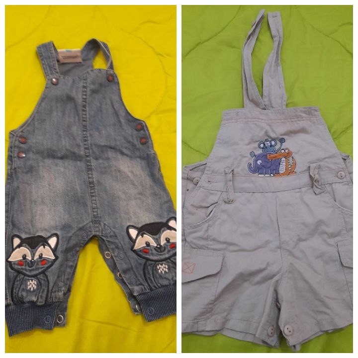 lots de 2 salopettes 