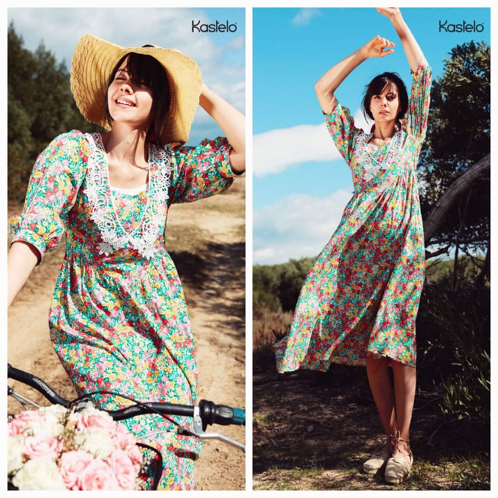 Robe kastelo fleurie 