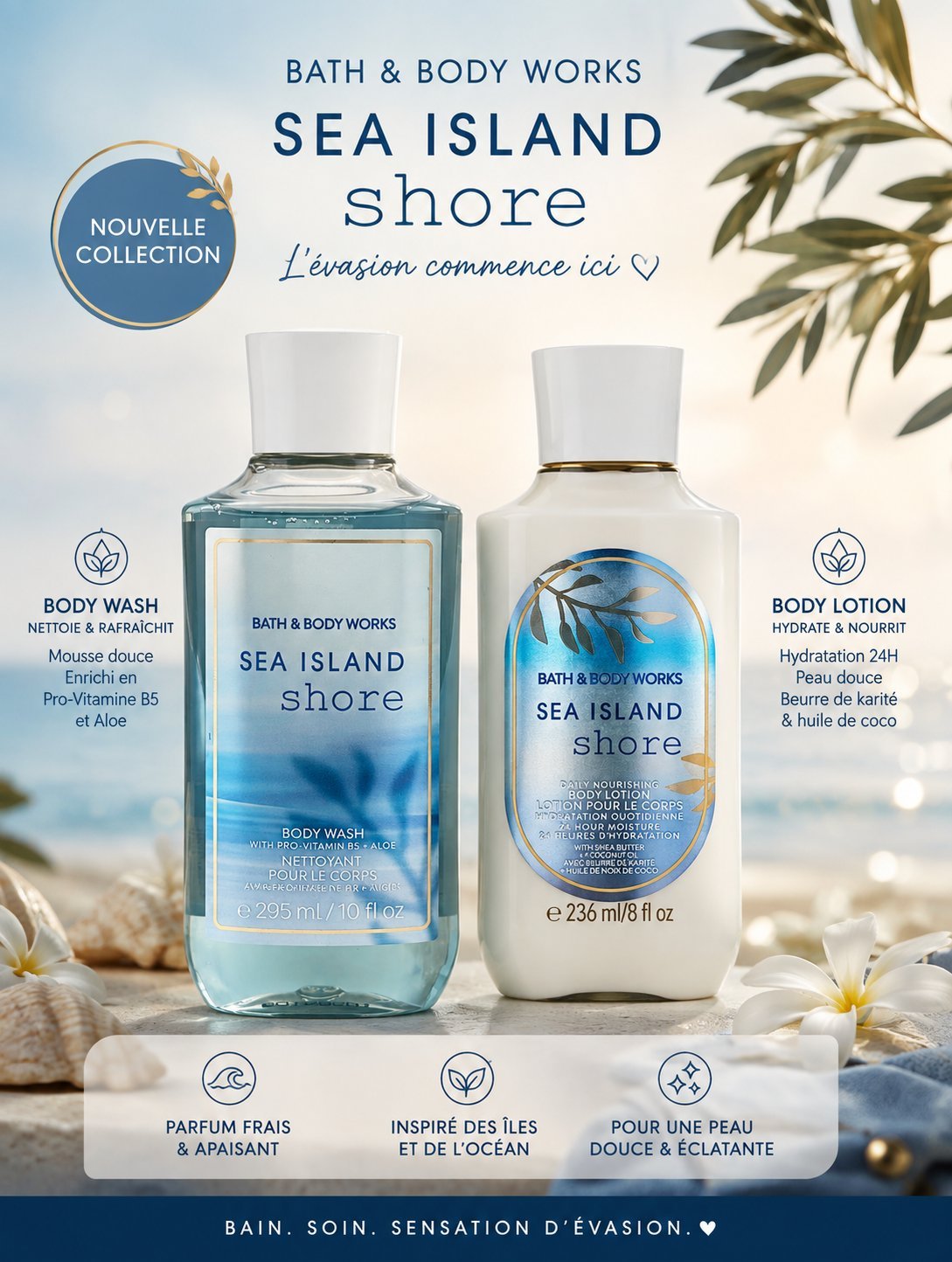 Body wach + Body Lotion de la marque BATH & BODY WORKS