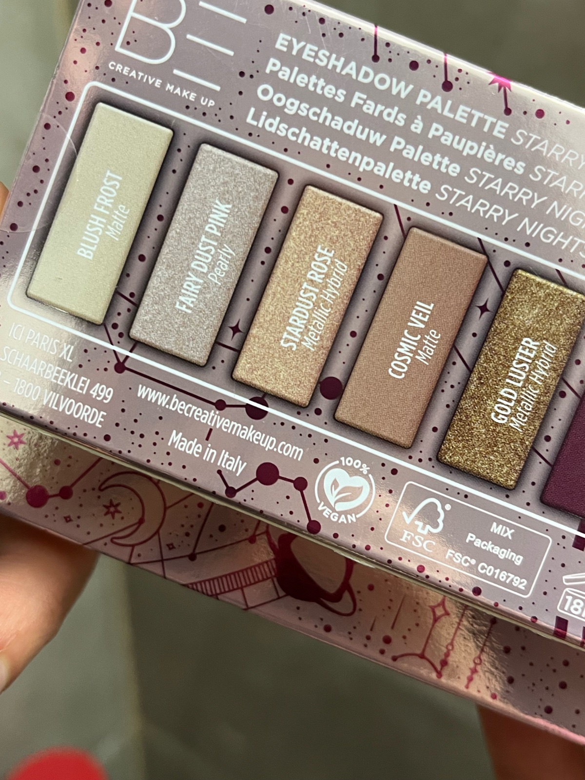 BE – Shining Stardust Eyeshadow Palette