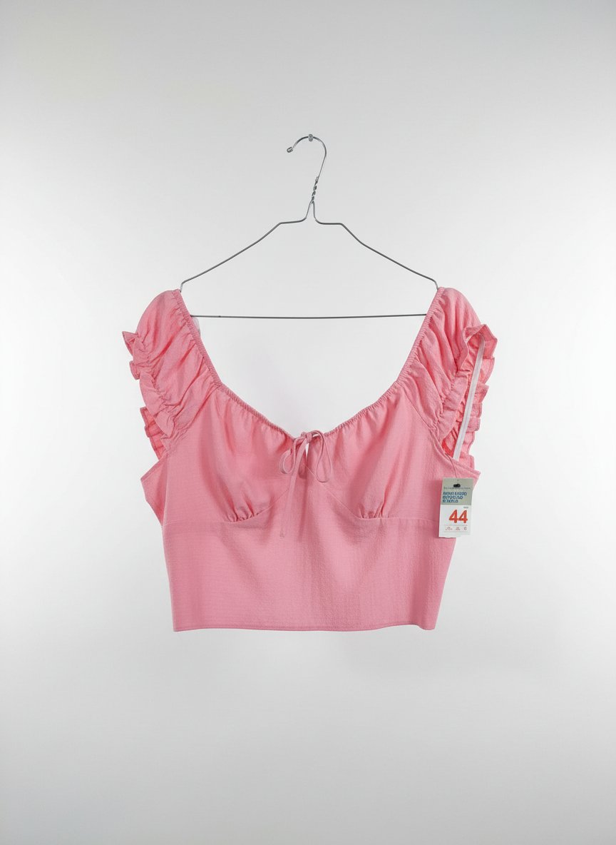  un crop top rose 