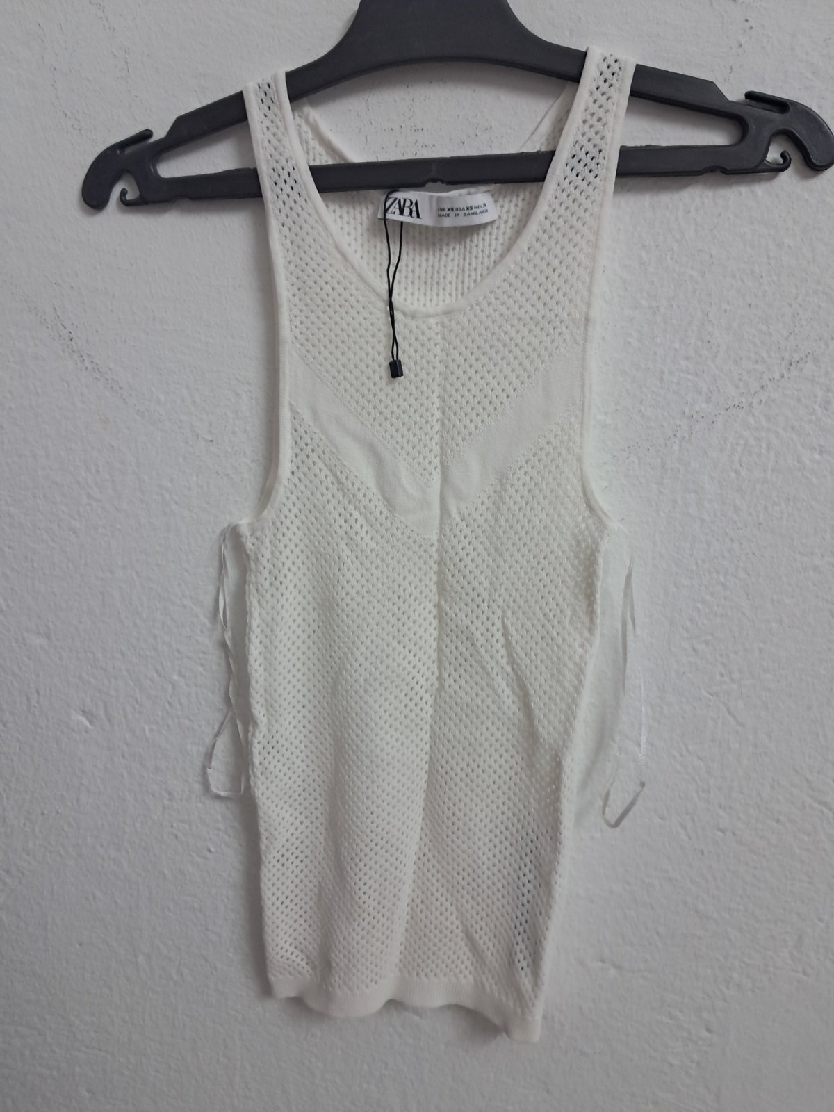 Top zara blanc classy