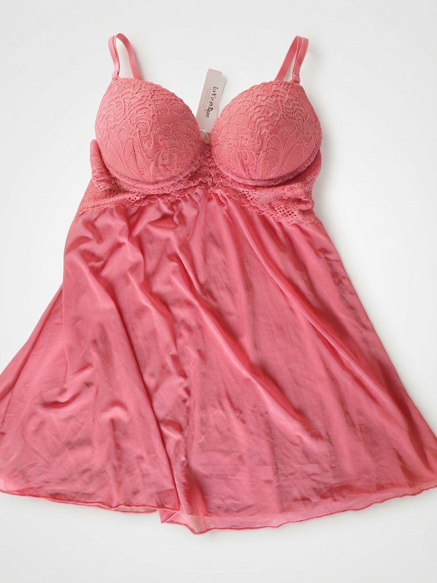 Nuisette en Dentelle la Vie en rose 