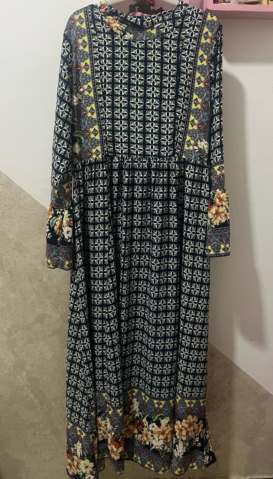 Robe longue taille L
