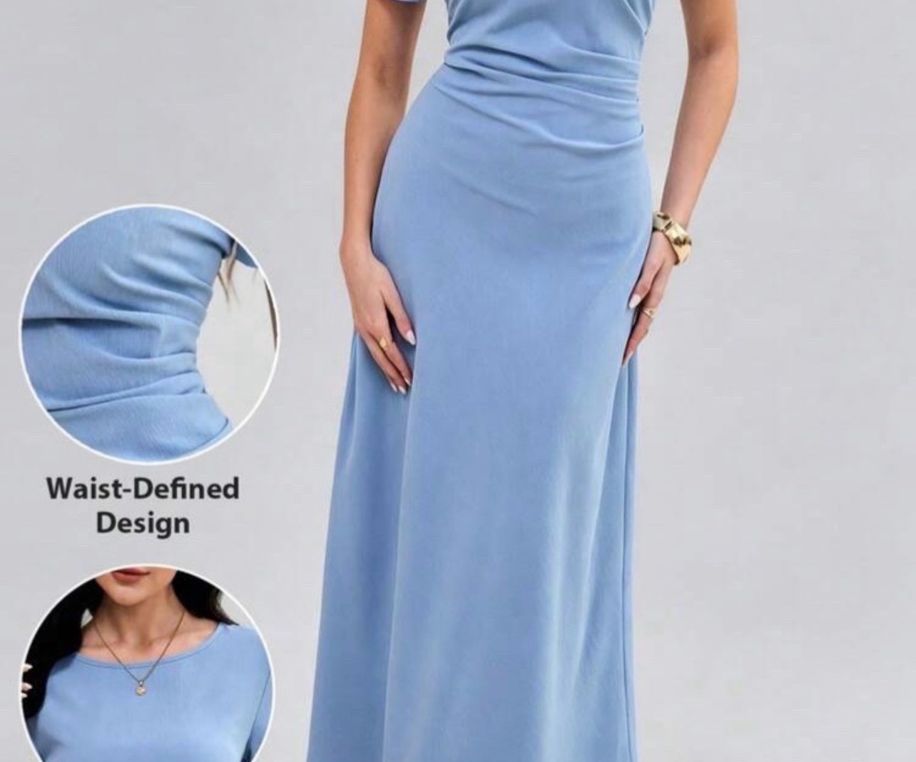 Robe shein bleu ciel taille M 