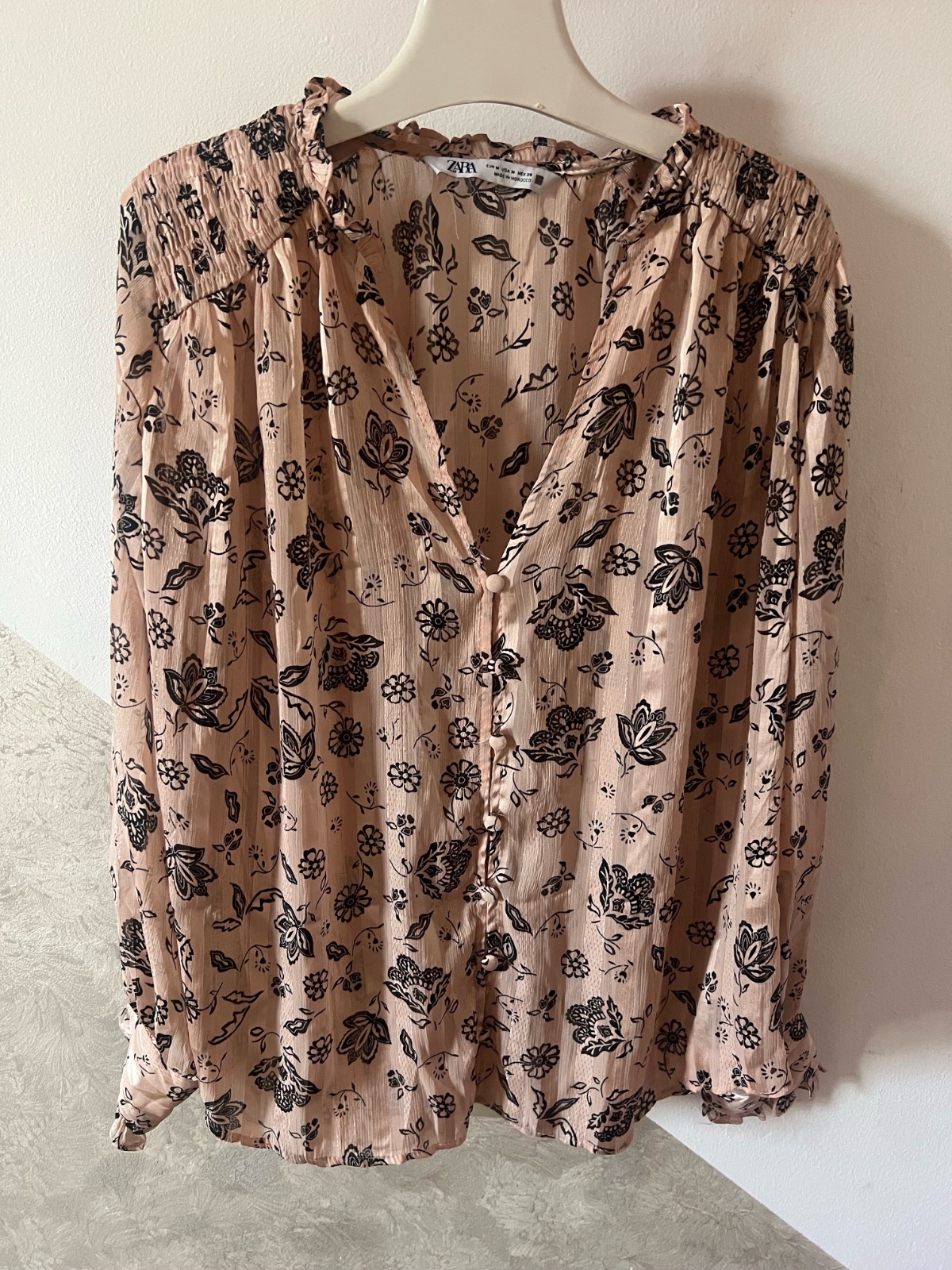 Chemise zara imprimée