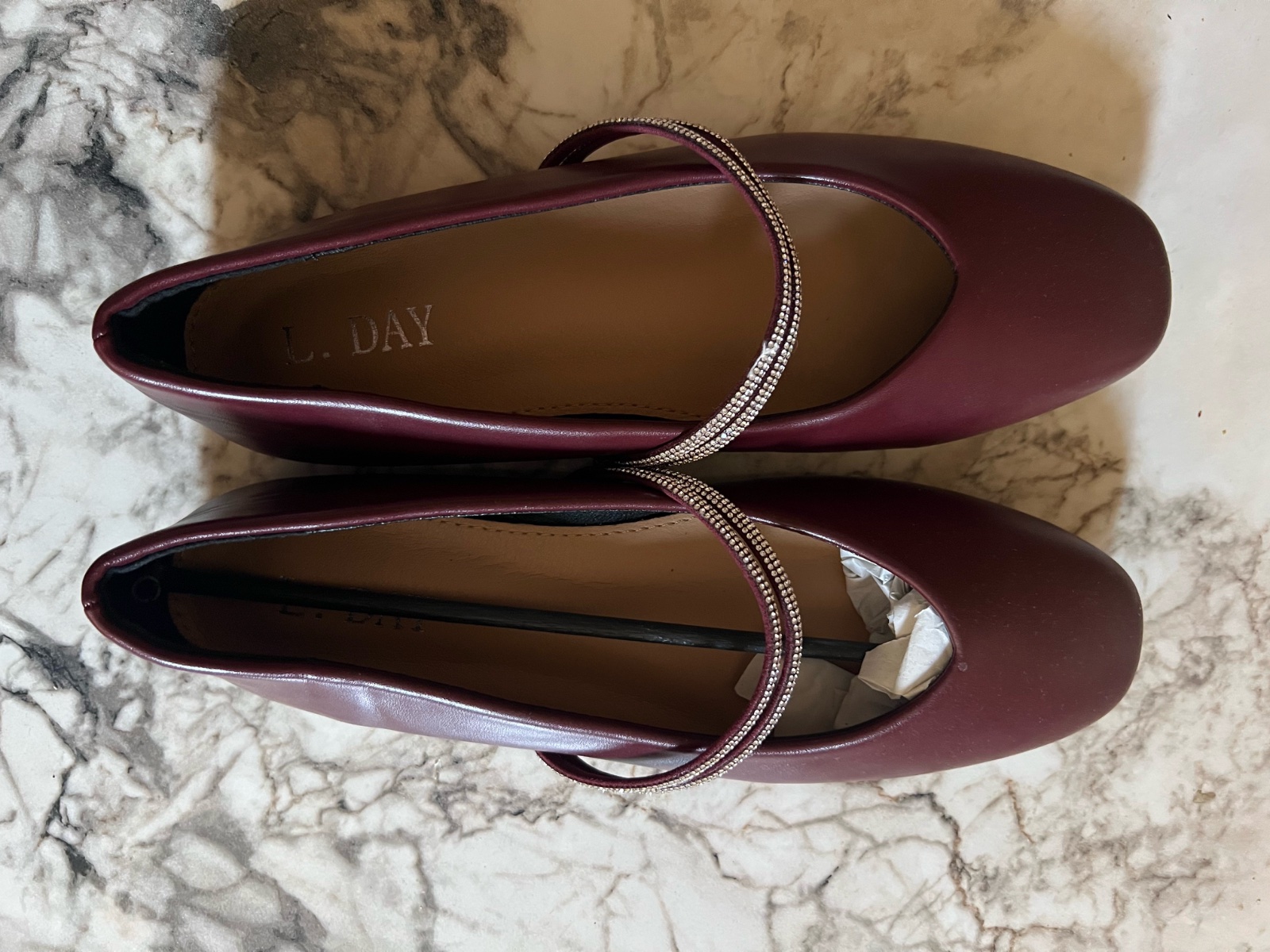 Ballerine burgandy taille 38