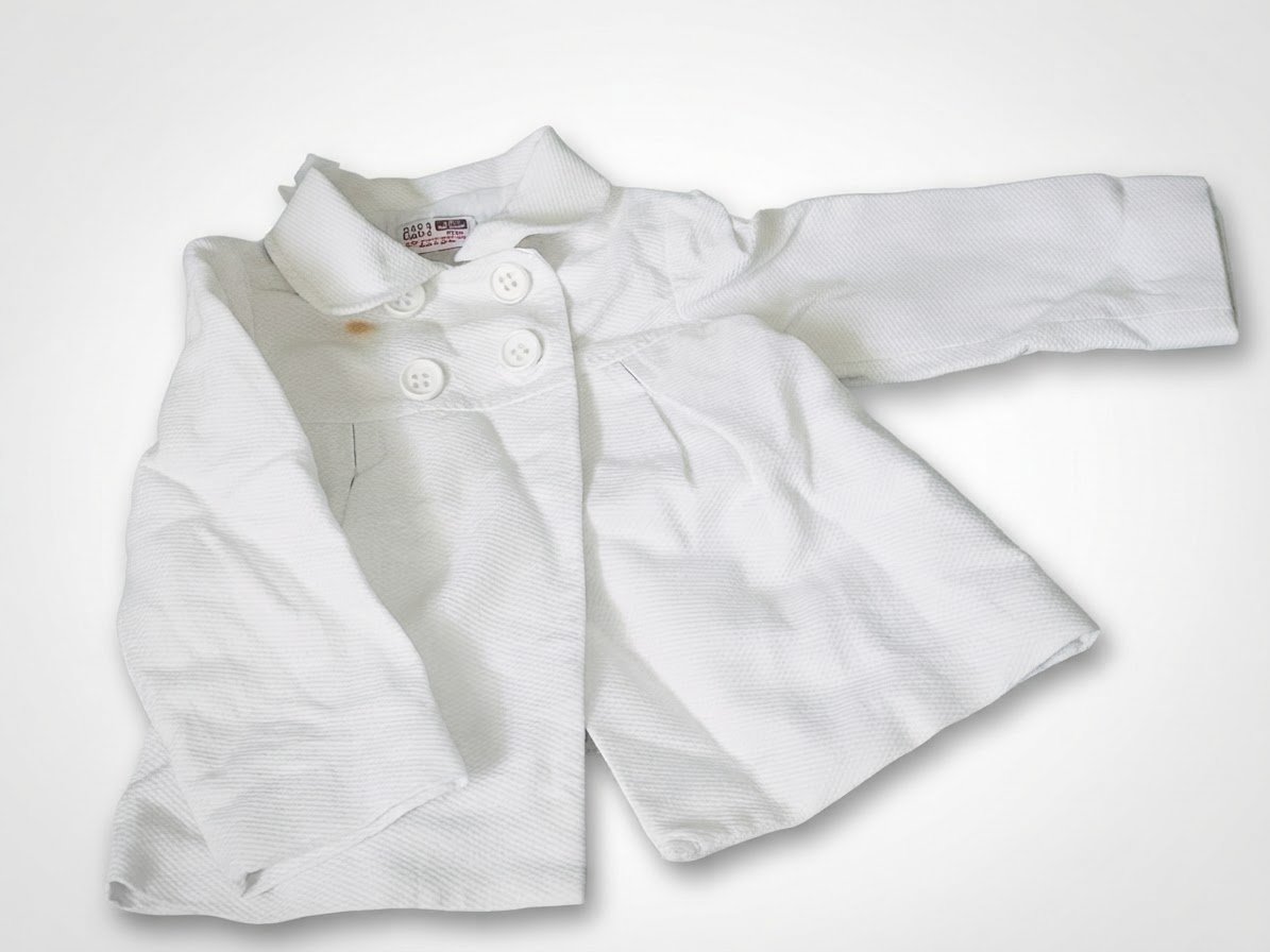 Manteau Zara Baby blanc