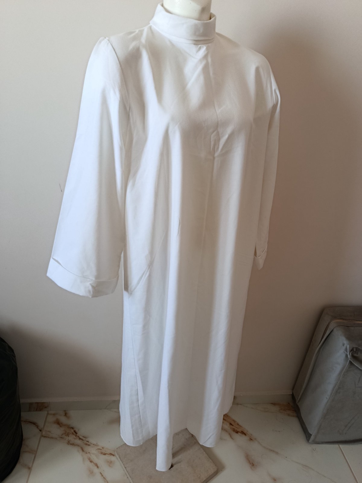 Robe abaya blanche 