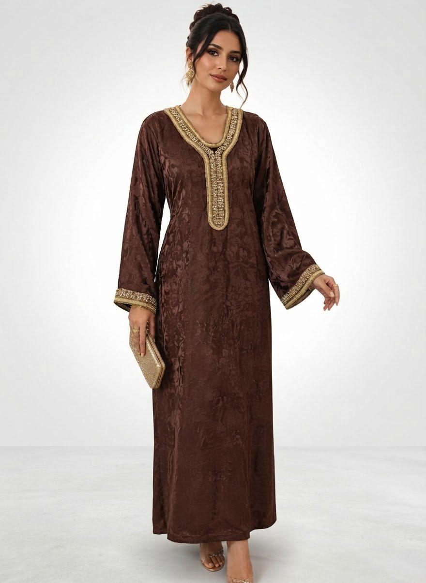 Mekhwar couleur marron jamais porté 
