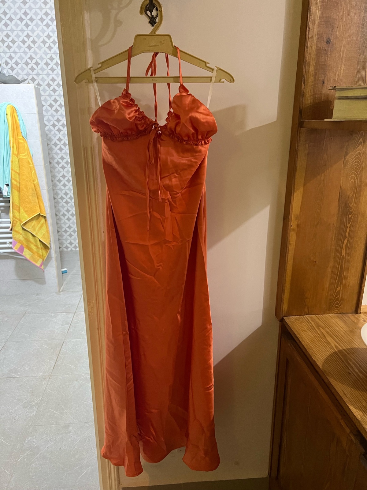 Robe satinee