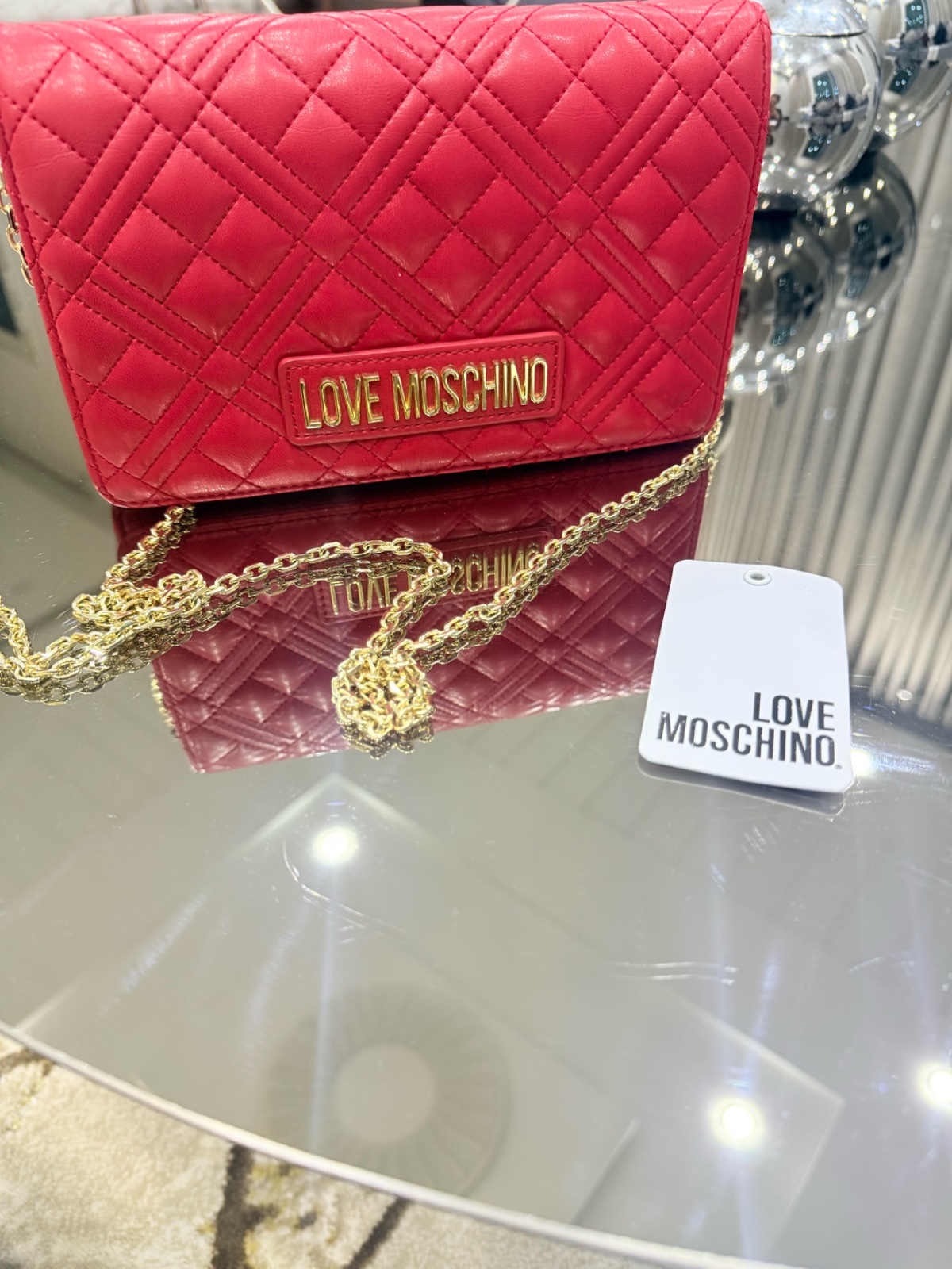 Sac love moschino rouge