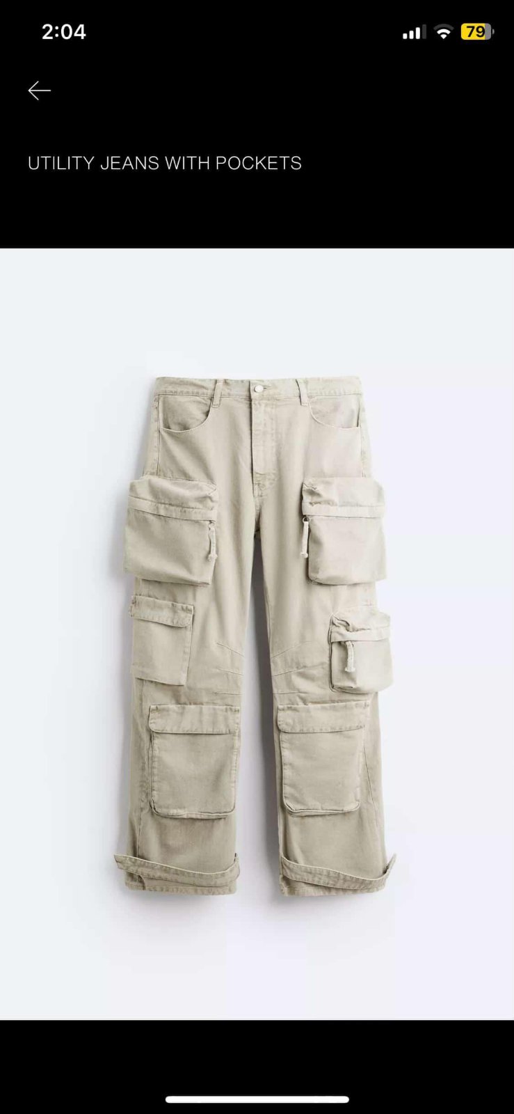 UTILITY JEANS WITH POCKETS